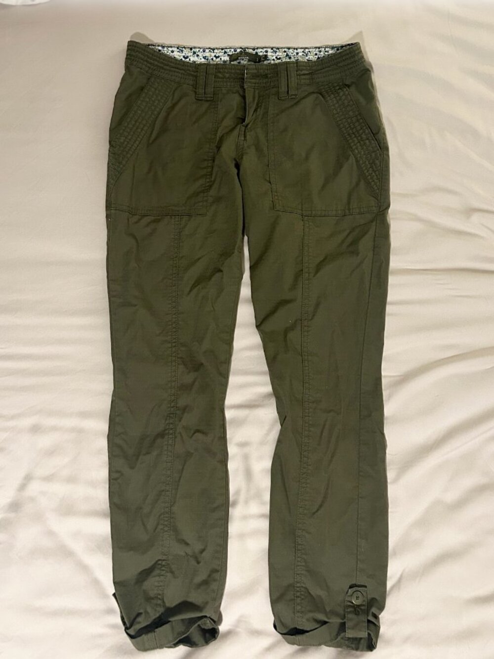 Green Prana Pants Size 2